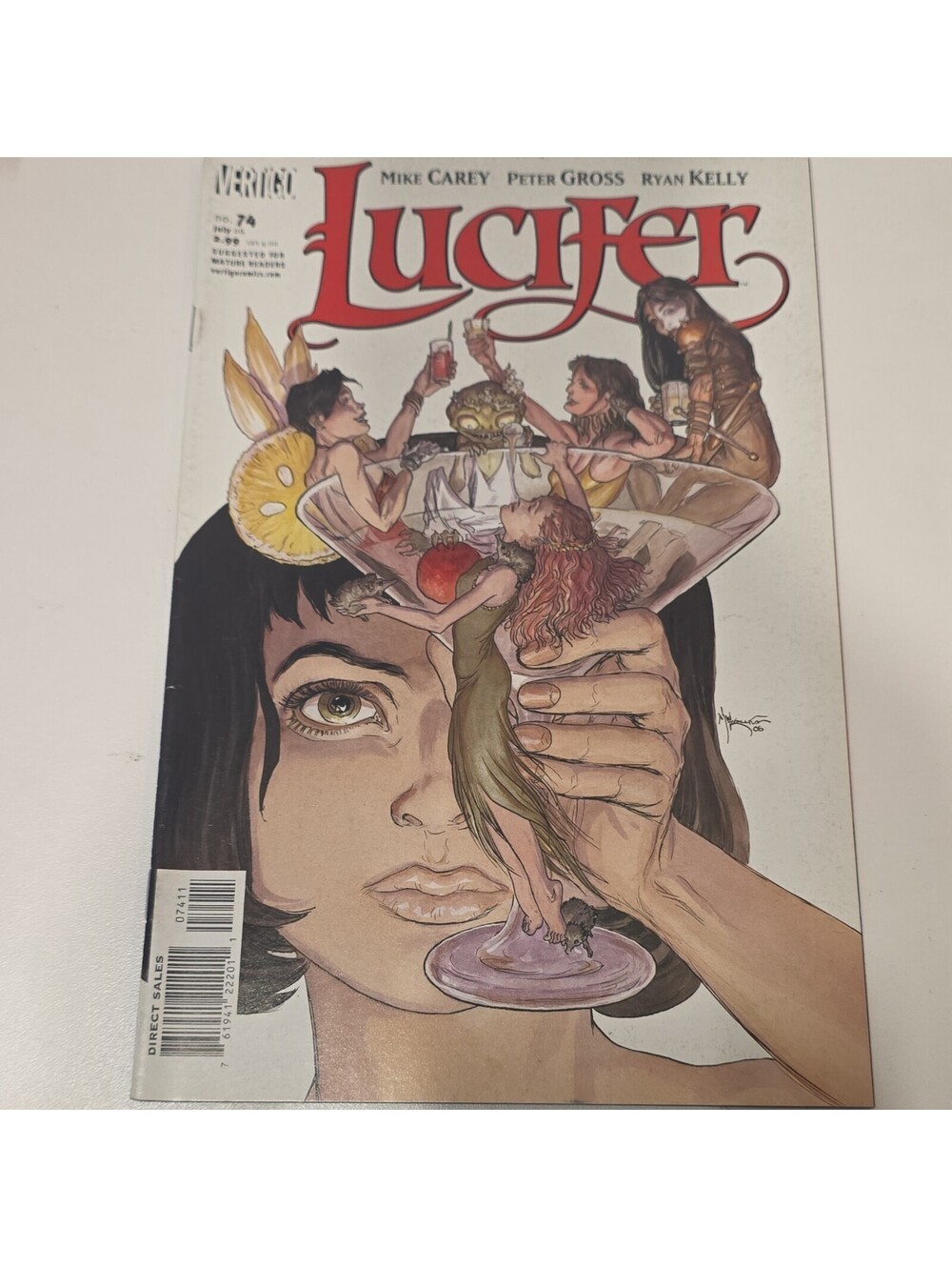 Vertigo/DC Lucifer #74 Single Issue Comic Color Mike Carey Gross Kelly